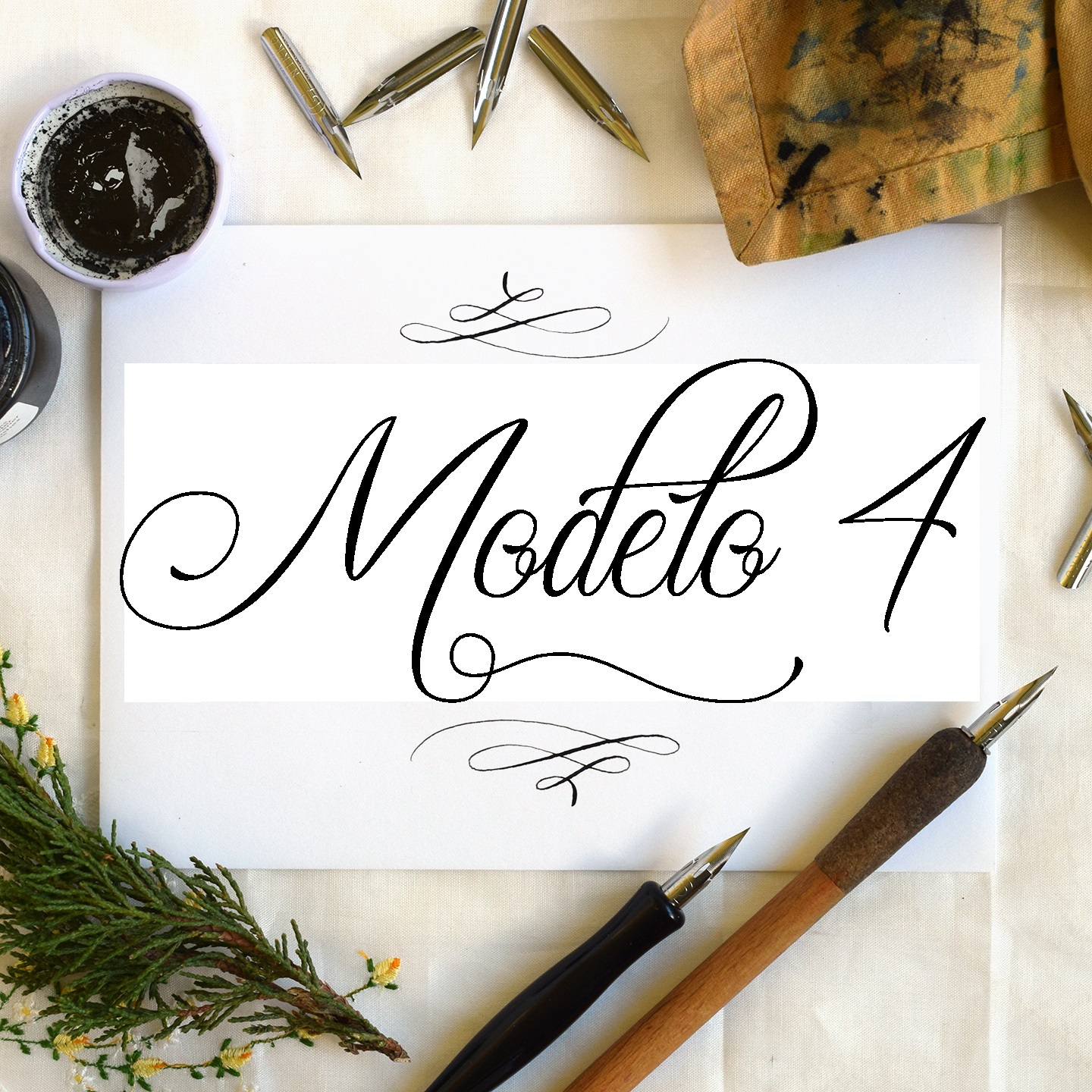 Cursiva Inglesa • Modelo 4