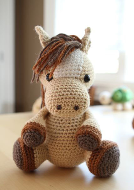 Amigurumi Crochê • Cavalo