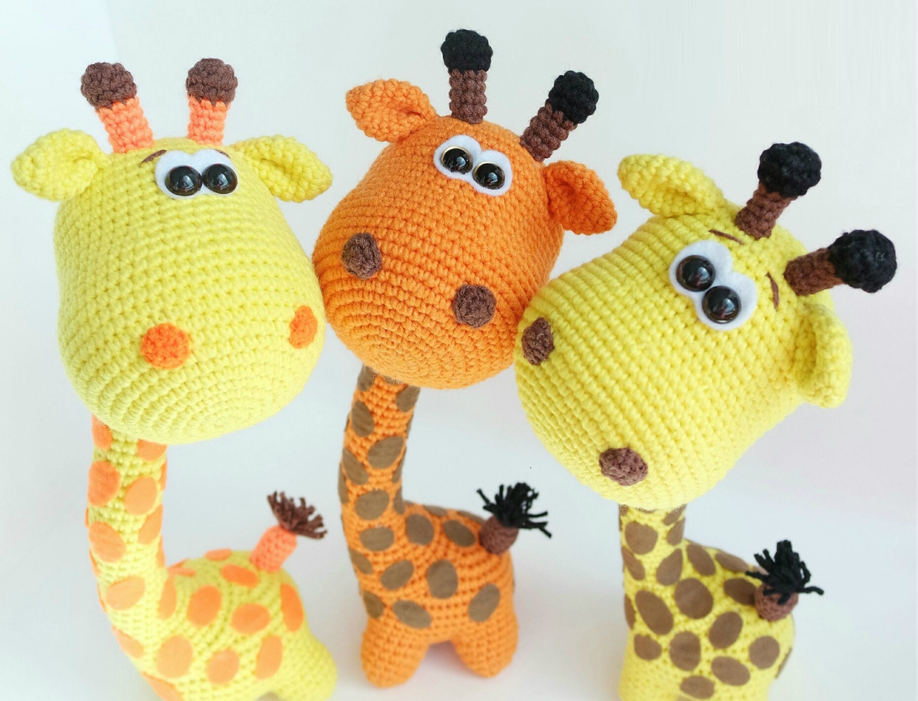 Amigurumi Crochê • Girafas